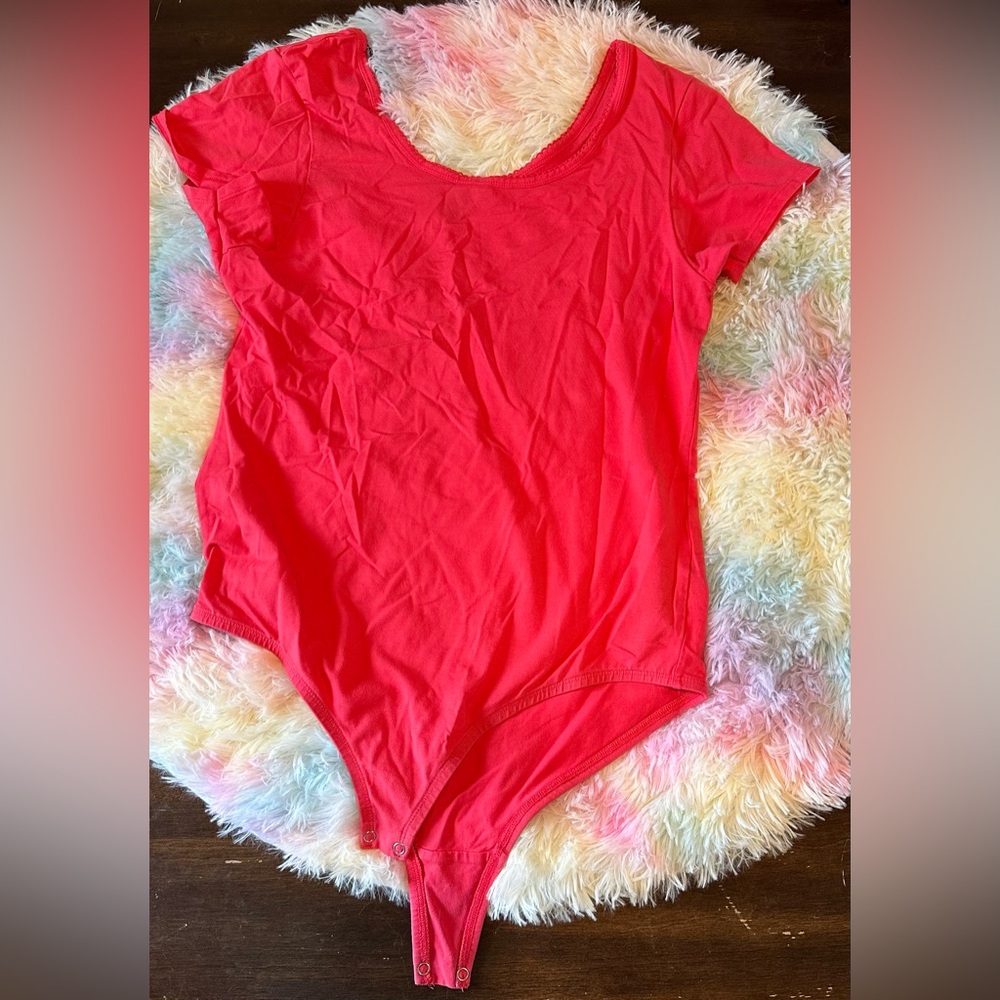 Forever 21 1X Pink body suit